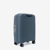 Troler cabina buzunar frontal laptop ENZO NORI model ROMA 55 cm polipropilenă albastru - Imagine 6