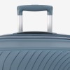 Set trolere cu geanta cosmetica ENZO NORI model ROMA polipropilenă albastru - Imagine 16