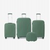 Set trolere cu geanta cosmetica ENZO NORI model ROMA polipropilenă mint - Imagine 1