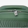 Set trolere cu geanta cosmetica ENZO NORI model ROMA polipropilenă mint - Imagine 16