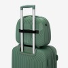 Set trolere cu geanta cosmetica ENZO NORI model ROMA polipropilenă mint - Imagine 4