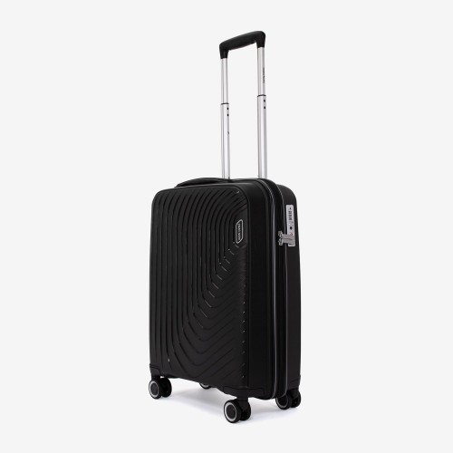 Troler cabina ENZO NORI model ROMA 55 cm polipropilenă negru