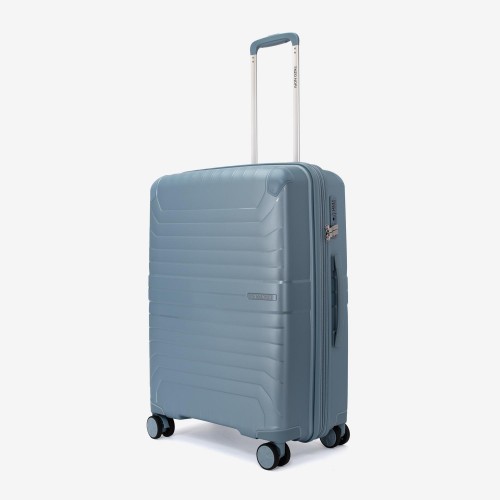 Troler mediu ENZO NORI model TORONTO 65 cm polipropilena albastru