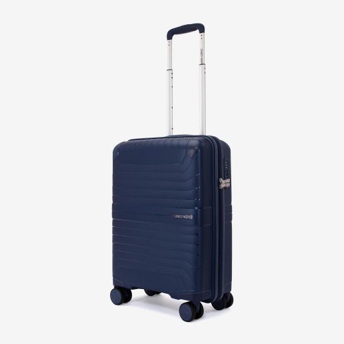 Troler cabina ENZO NORI model TORONTO 54 cm polipropilenă bleumarin