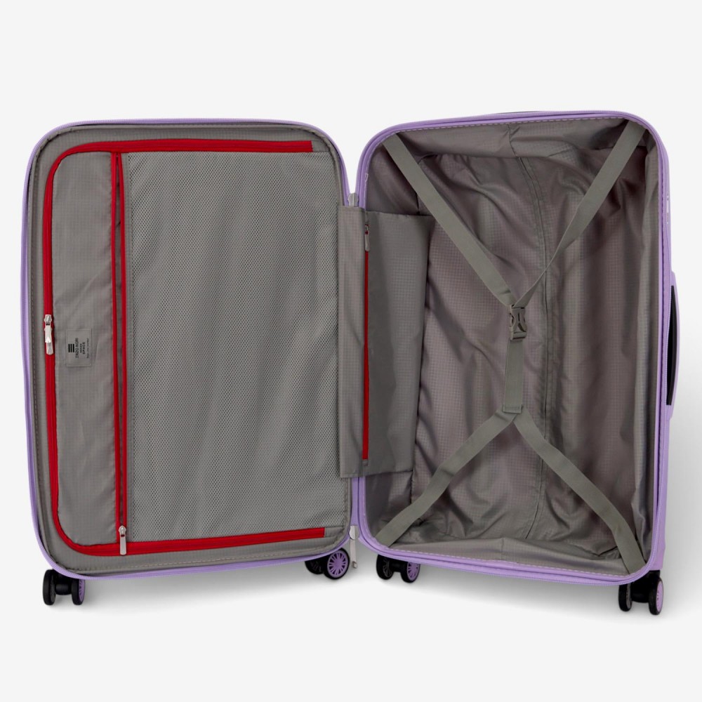 Troler cabina extensibil ENZO NORI SPACE 55 cm polipropilenă violet