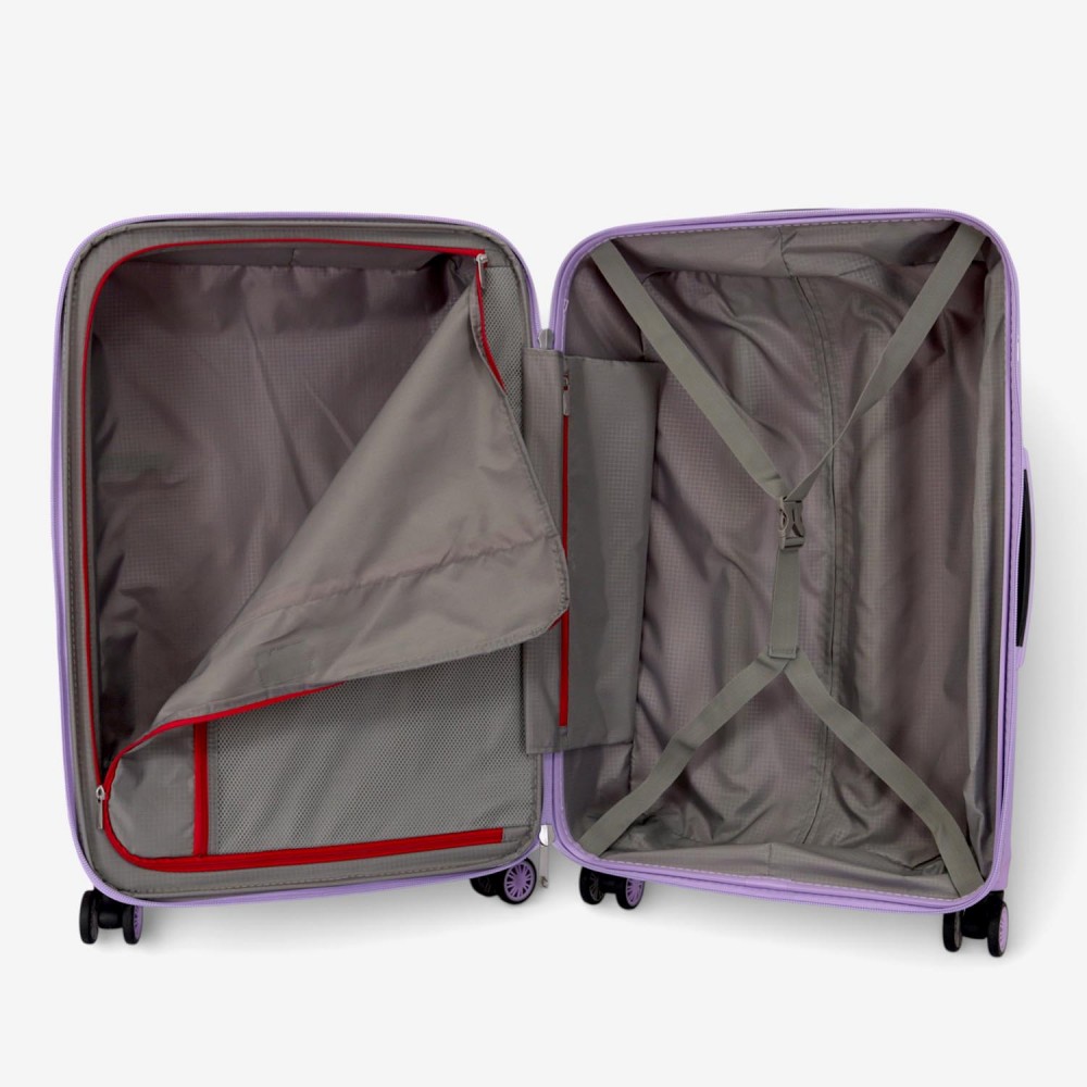 Troler cabina extensibil ENZO NORI SPACE 55 cm polipropilenă violet