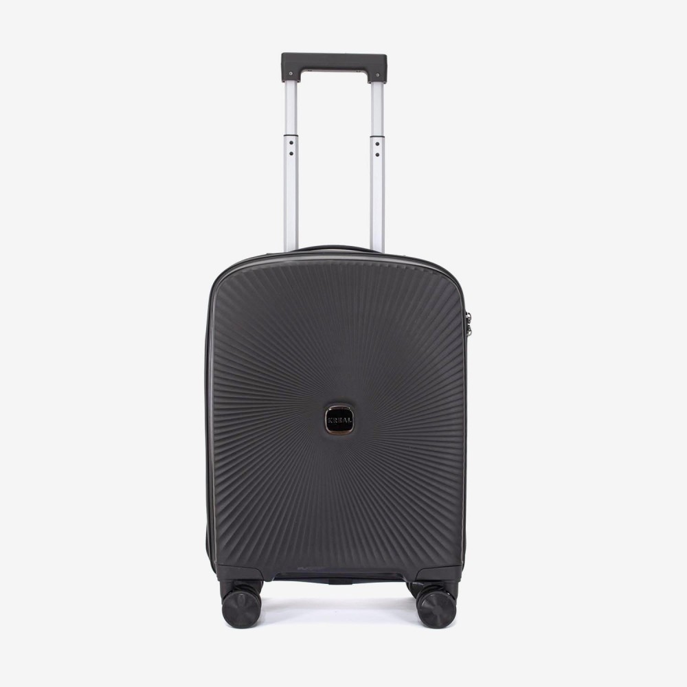 Troler cabina KREAL CUBA 55 cm polipropilena negru