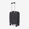Troler cabina buzunar frontal laptop KREAL CUBA 55 cm polipropilena negru