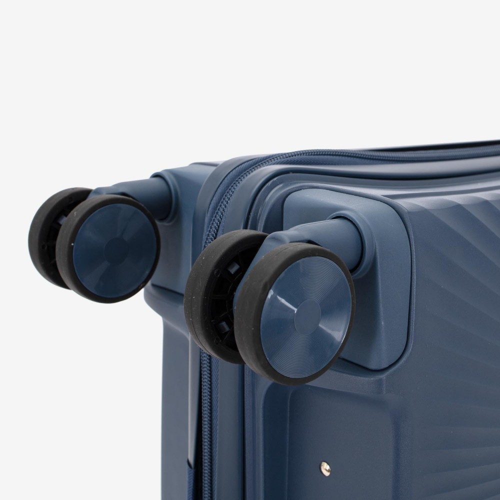 Troler cabina KREAL CUBA 55 cm polipropilena bleumarin