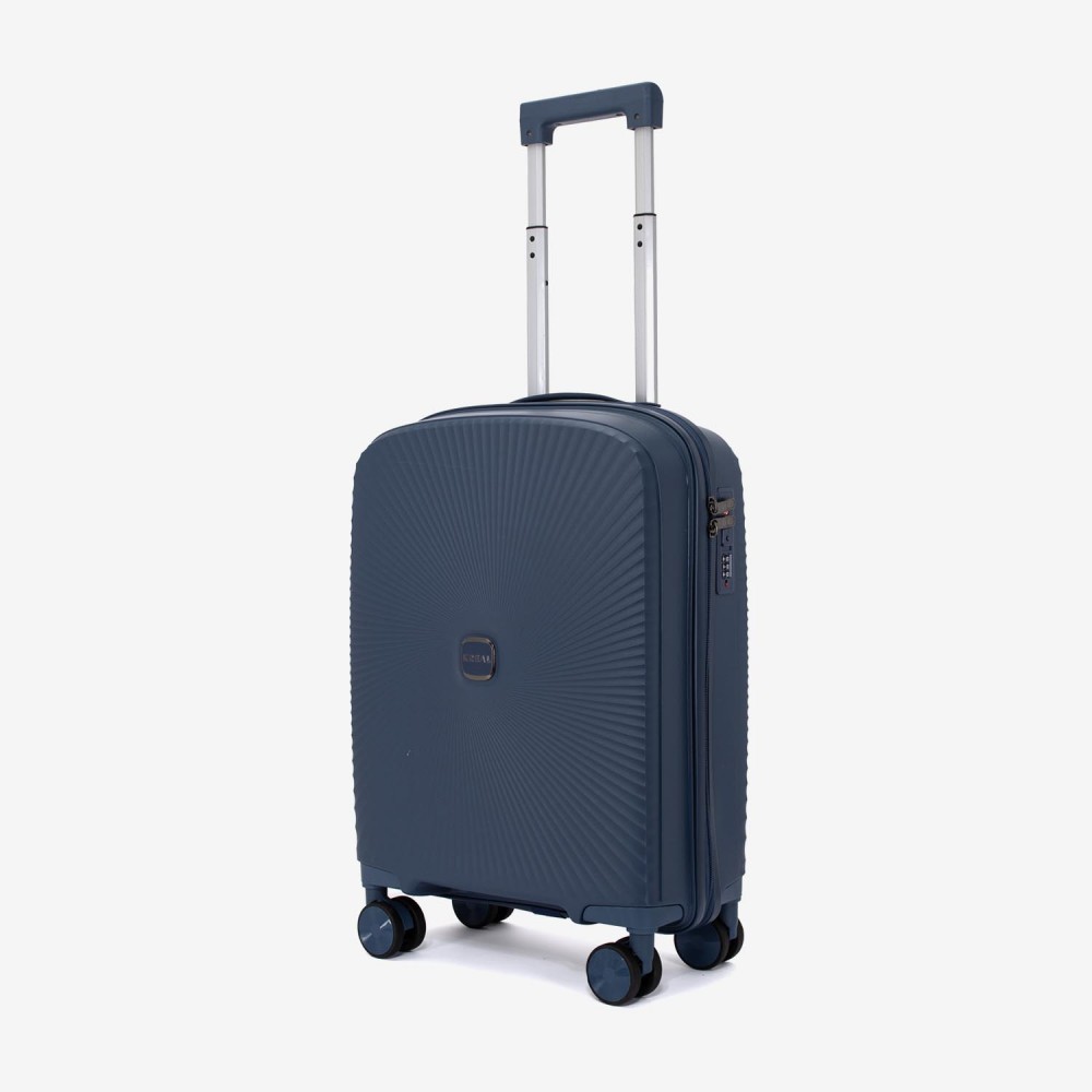 Troler cabina KREAL CUBA 55 cm polipropilena bleumarin