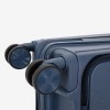 Troler cabina buzunar frontal laptop KREAL CUBA 55 cm polipropilena bleumarin