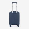 Troler cabina buzunar frontal laptop KREAL CUBA 55 cm polipropilena bleumarin