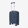 Troler cabina buzunar frontal laptop KREAL CUBA 55 cm polipropilena bleumarin