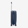 Troler cabina buzunar frontal laptop KREAL CUBA 55 cm polipropilena bleumarin