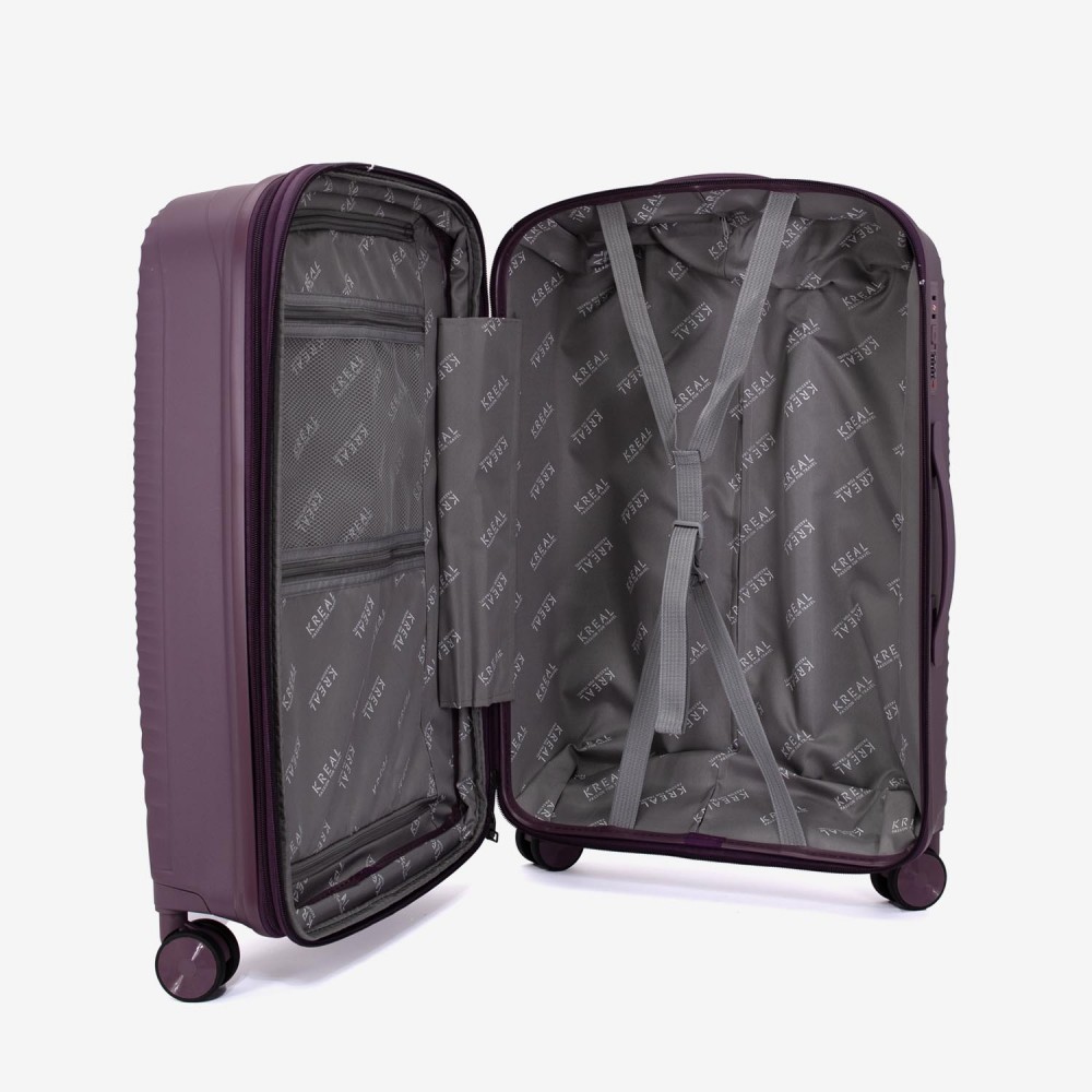 Troler mare KREAL CUBA 75 cm polipropilena violet