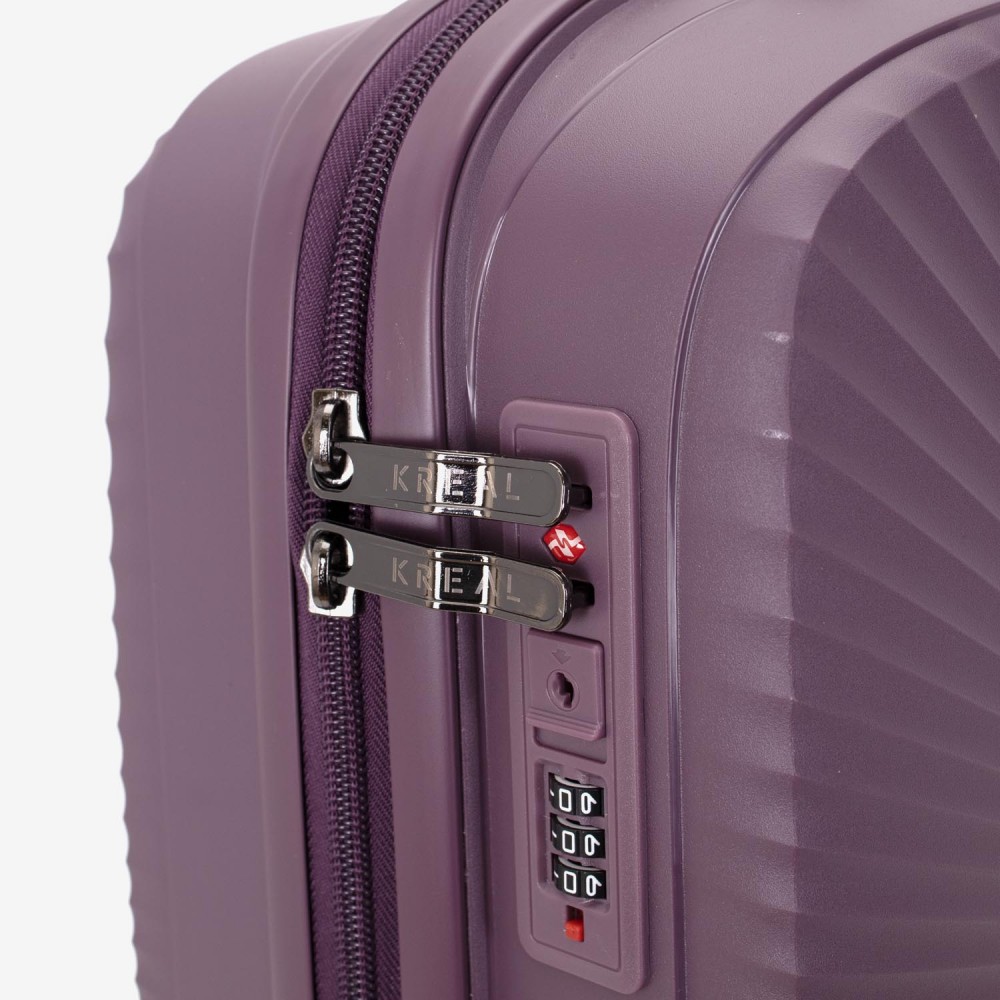 Troler cabina KREAL CUBA 55 cm polipropilena violet