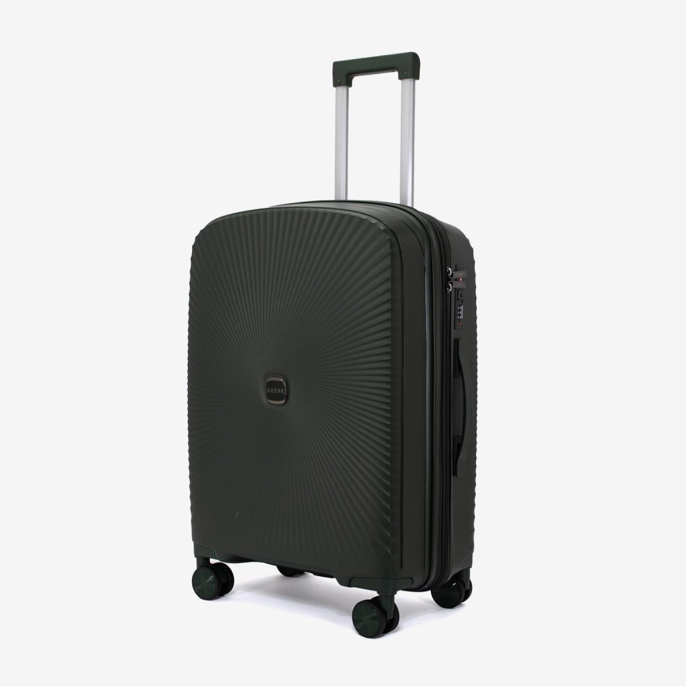 Troler mediu KREAL CUBA 65 cm polipropilena verde