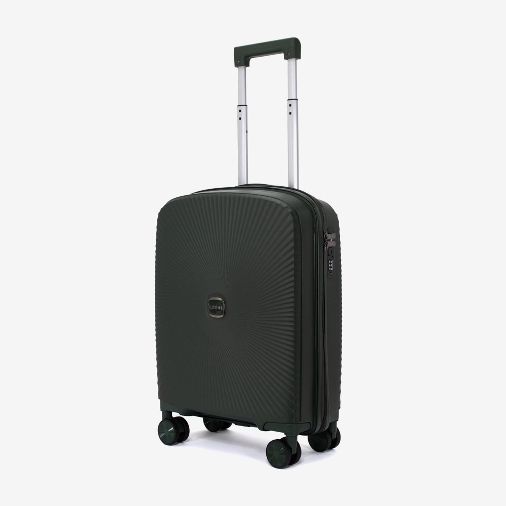 Troler cabina KREAL CUBA 55 cm polipropilena verde