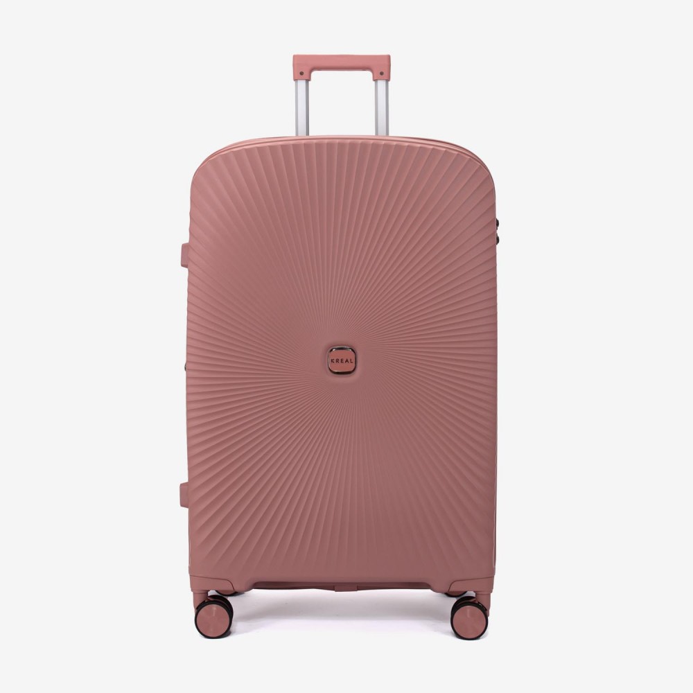 Troler mare KREAL CUBA 75 cm polipropilena rose gold