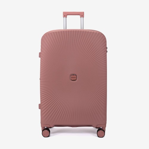 Troler mare KREAL CUBA 75 cm polipropilena rose gold