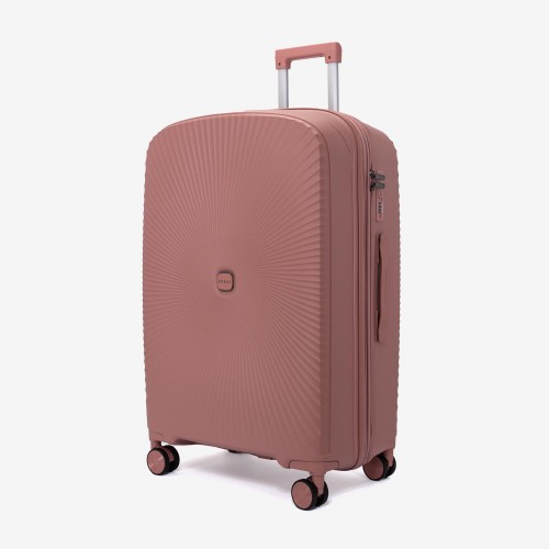 Troler mare KREAL CUBA 75 cm polipropilena rose gold