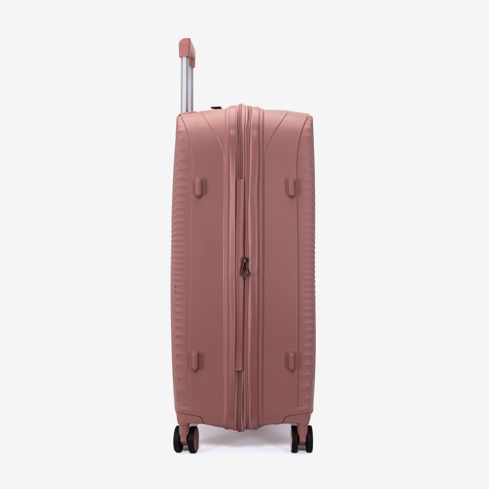 Troler mare KREAL CUBA 75 cm polipropilena rose gold