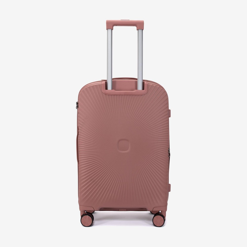 Troler mediu KREAL CUBA 65 cm polipropilena rose gold