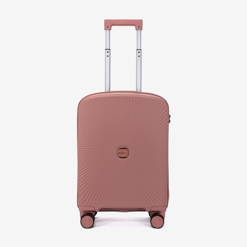 Troler cabina KREAL CUBA 55 cm polipropilena rose gold