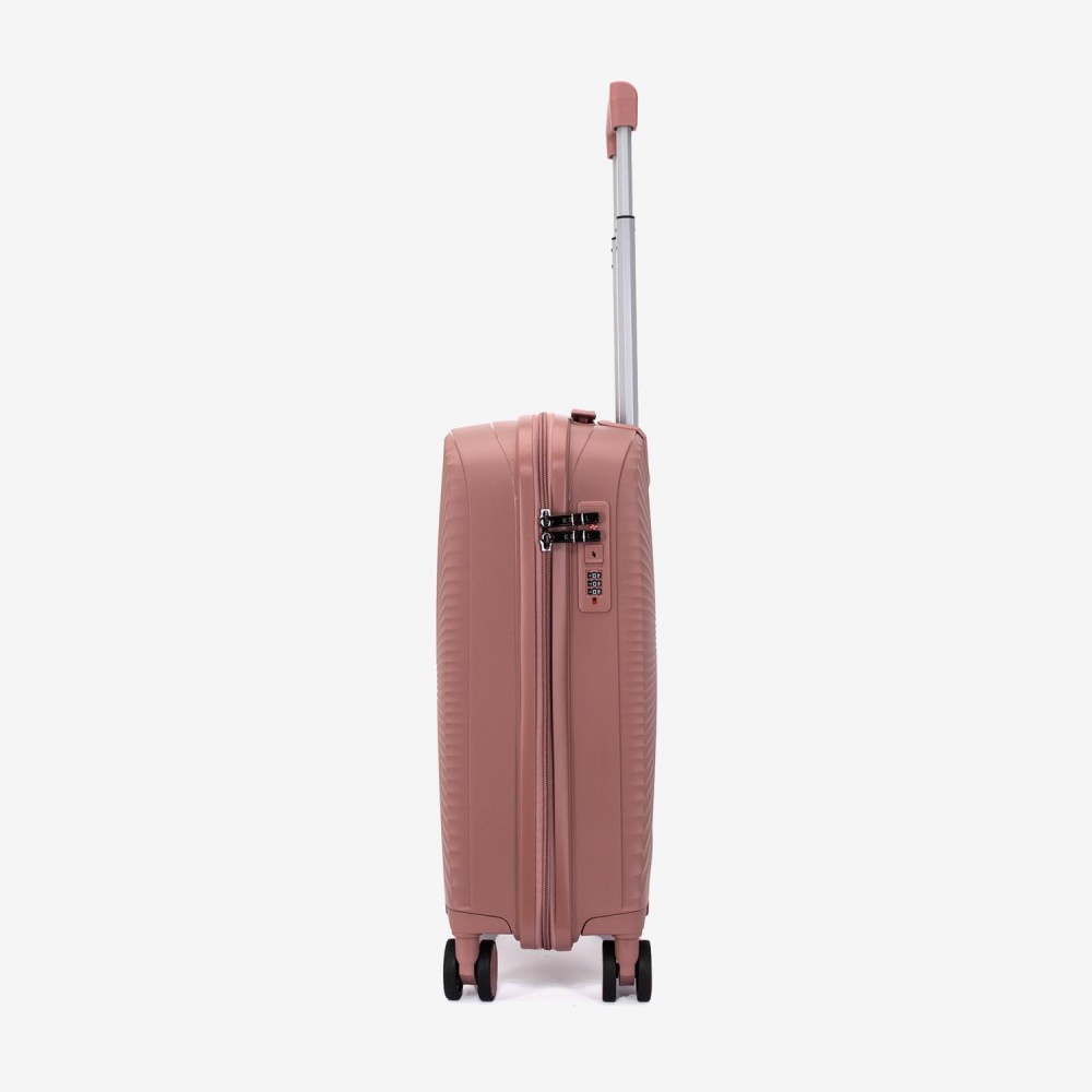 Troler cabina KREAL CUBA 55 cm polipropilena rose gold
