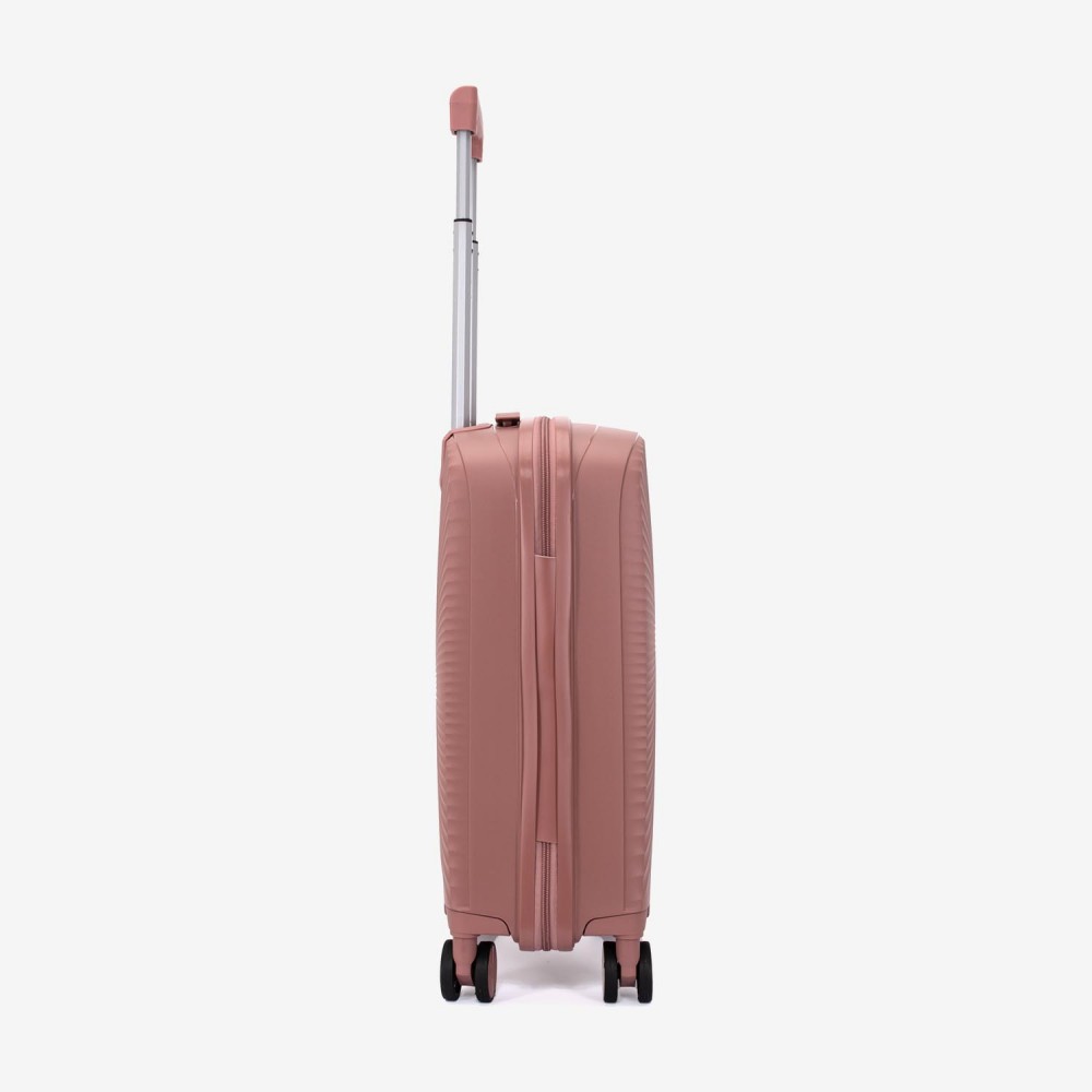 Troler cabina KREAL CUBA 55 cm polipropilena rose gold