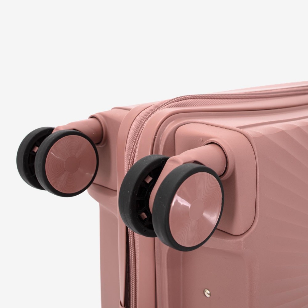 Troler cabina KREAL CUBA 55 cm polipropilena rose gold