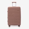  Troler set 2 Bucati KREAL model MARCILIA Troler mediu 64 cm şi Troler mare 74 cm polipropilenă roz - Imagine 6