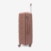  Troler set 2 Bucati KREAL model MARCILIA Troler mediu 64 cm şi Troler mare 74 cm polipropilenă roz - Imagine 7