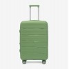  Troler set 2 Bucati KREAL model MARCILIA Troler mediu 64 cm şi Troler mare 74 cm polipropilenă verde deschis - Imagine 2