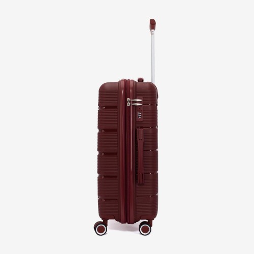 Troler mediu KREAL model MARCILIA 64 cm polipropilenă rosu