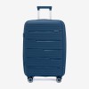  Troler set 2 Bucati KREAL model MARCILIA Troler mediu 64 cm şi Troler mare 74 cm polipropilenă albastru - Imagine 2