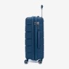  Troler set 2 Bucati KREAL model MARCILIA Troler mediu 64 cm şi Troler mare 74 cm polipropilenă albastru - Imagine 3