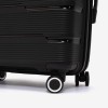  Troler set 2 Bucati KREAL model MARCILIA Troler mediu 64 cm şi Troler mare 74 cm polipropilenă negru  - Imagine 8