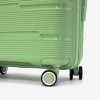  Troler set 2 Bucati KREAL model MARCILIA Troler mediu 64 cm şi Troler mare 74 cm polipropilenă verde deschis - Imagine 8