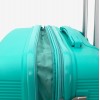  Troler set 2 Bucati KREAL model MARCILIA Troler cabina 54 cm şi Troler mediu 64 cm polipropilenă verde - Imagine 5