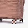  Troler set 2 Bucati KREAL model MARCILIA Troler mediu 64 cm şi Troler mare 74 cm polipropilenă roz - Imagine 8