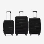 Set trolere KREAL model MARCILIA polipropilenă negru