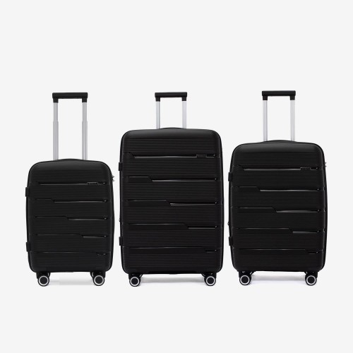 Set trolere KREAL model MARCILIA polipropilenă negru