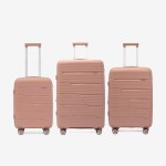 Set trolere KREAL model MARCILIA polipropilenă roz