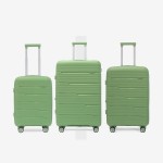 Set trolere KREAL model MARCILIA polipropilenă verde deschis