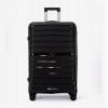  Troler set 2 Bucati KREAL model HAWAII Troler cabina 55 cm şi Troler mare 75 cm polipropilenă negru - Imagine 2