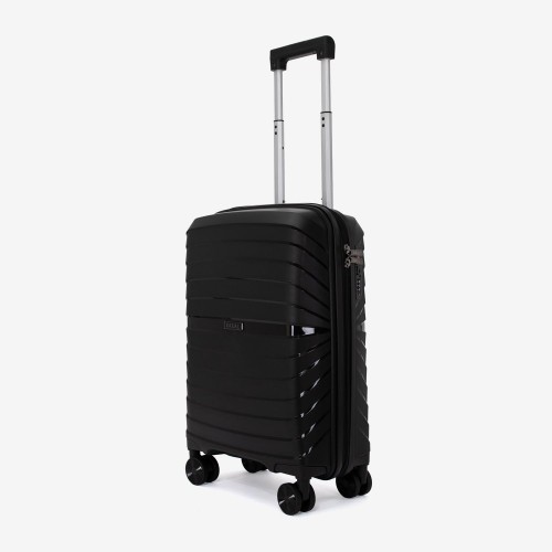 Troler cabina KREAL model HAWAII 55 cm polipropilenă negru