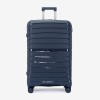  Troler set 2 Bucati KREAL model HAWAII Troler cabina 55 cm şi Troler mare 75 cm polipropilenă albastru - Imagine 5