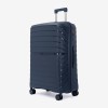  Troler set 2 Bucati KREAL model HAWAII Troler cabina 55 cm şi Troler mare 75 cm polipropilenă albastru - Imagine 4