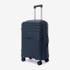  Troler set 2 Bucati KREAL model HAWAII Troler mediu 64 cm şi Troler mare 75 cm polipropilenă albastru - Imagine 2